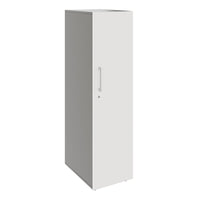 PRO Armoire de vestiaire | 4 oh, 400 - 600 x 1510 mm, soft -close, graphite / blanc