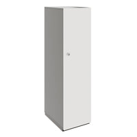 PRO Armoire de vestiaire | 4 oh, 400 - 600 x 1510 mm, soft -close, graphite / blanc