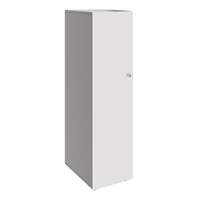 PRO Armoire de vestiaire | 4 oh, 400 - 600 x 1510 mm, soft -close, graphite / blanc