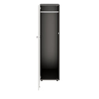 PRO Armoire de vestiaire | 4 oh, 400 - 600 x 1510 mm, soft -close, graphite / blanc