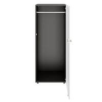 PRO Armoire de vestiaire | 4 oh, 400 - 600 x 1510 mm, soft -close, graphite / blanc