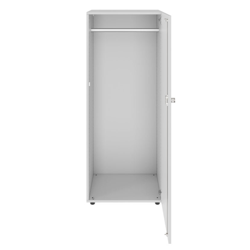 PRO Gabinetto di Cloakroom | 4 OH, 400 - 600 x 1510 mm, morbido, grigio