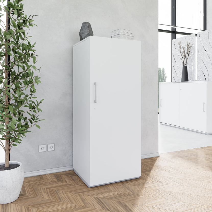 PRO Gabinetto di Cloakroom | 4 OH, 400 - 600 x 1510 mm, morbido, grigio