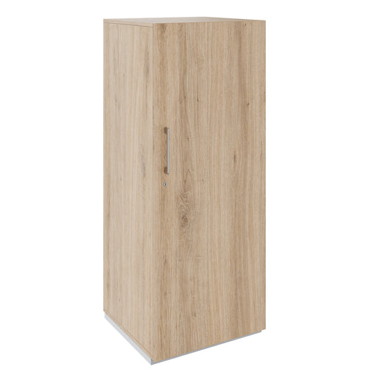 PRO Garderobenschrank | 4 OH, 400 - 600 x 1510 mm, Soft-Close, Natureiche