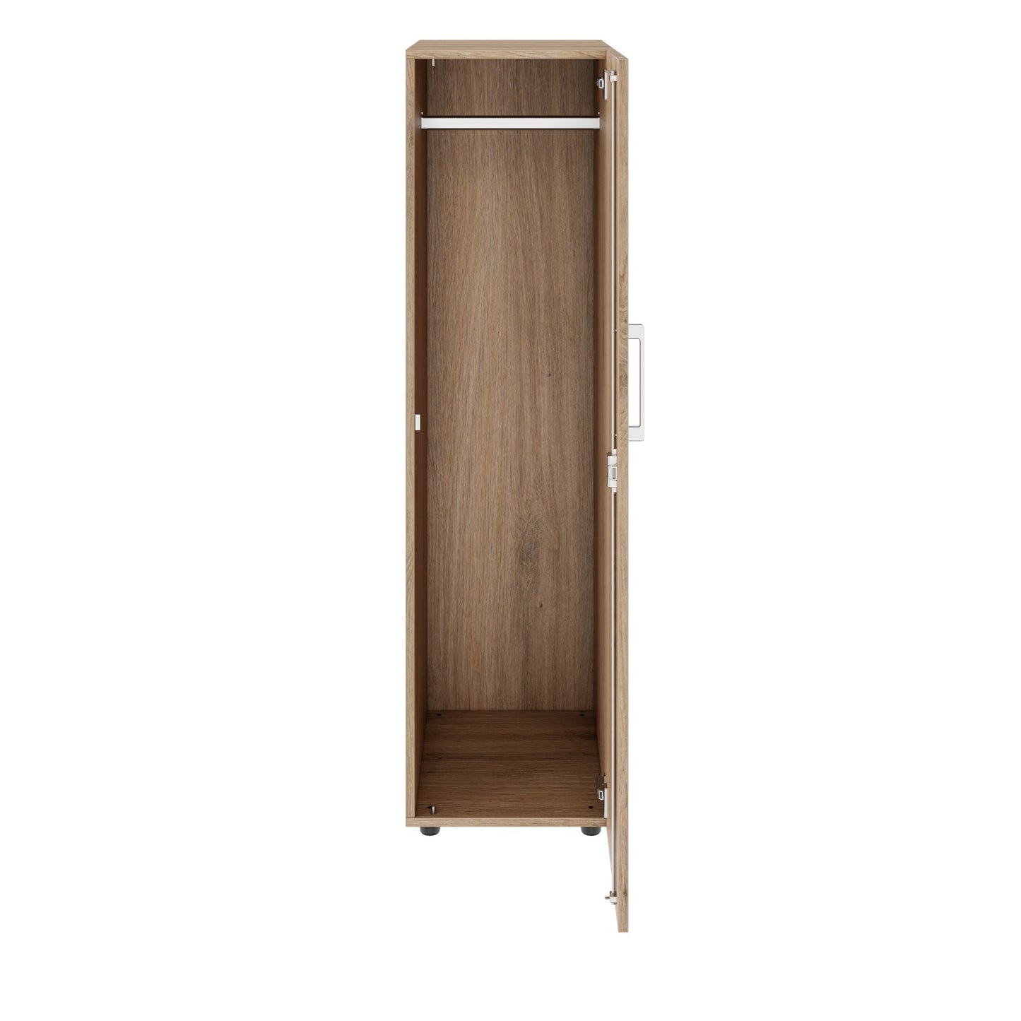 PRO Armoire de vestiaire | 4 oh, 400 - 600 x 1510 mm, en chêne naturel et en chêne naturel