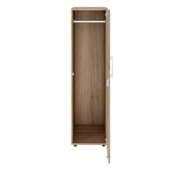 PRO Armoire de vestiaire | 4 oh, 400 - 600 x 1510 mm, en chêne naturel et en chêne naturel