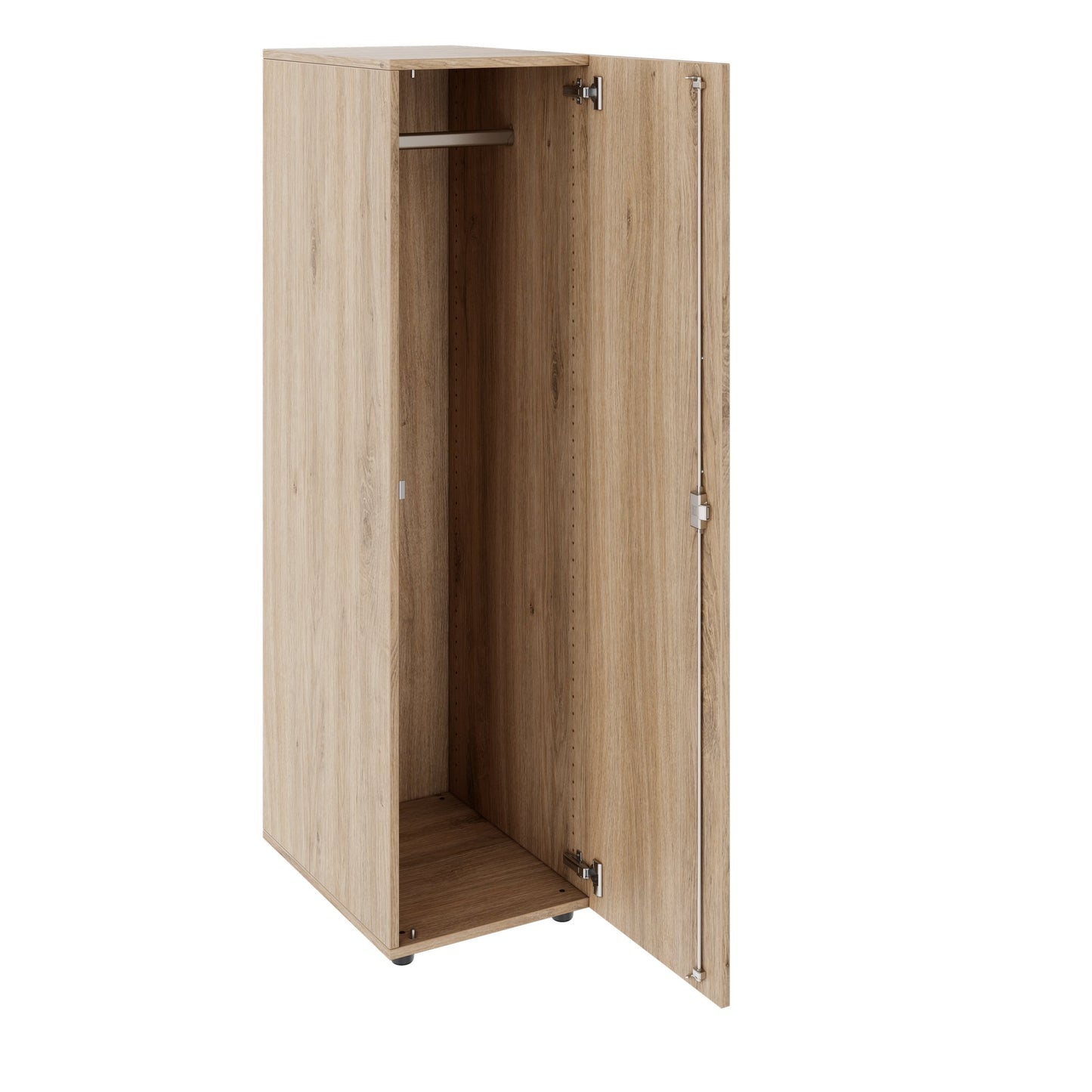 PRO Armoire de vestiaire | 4 oh, 400 - 600 x 1510 mm, en chêne naturel et en chêne naturel