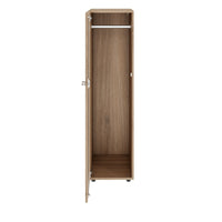 PRO Armoire de vestiaire | 4 oh, 400 - 600 x 1510 mm, en chêne naturel et en chêne naturel