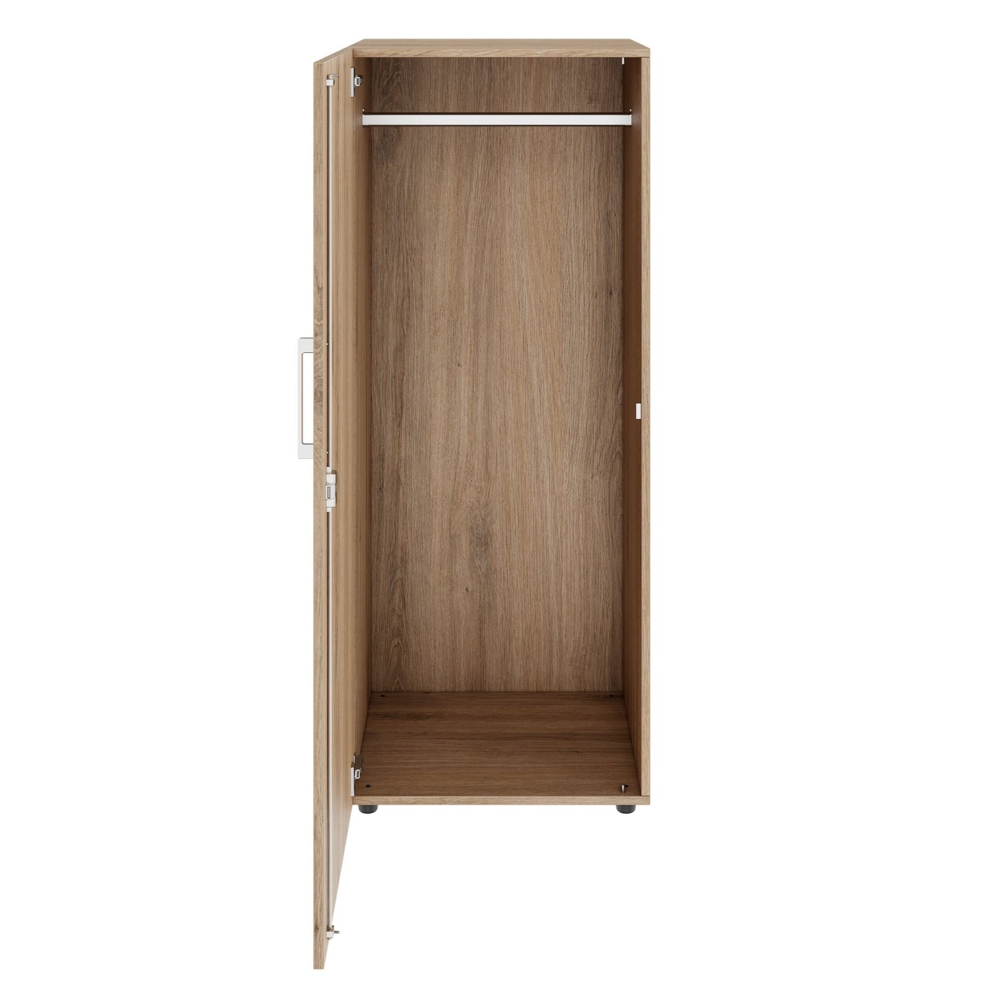 PRO Armoire de vestiaire | 4 oh, 400 - 600 x 1510 mm, en chêne naturel et en chêne naturel