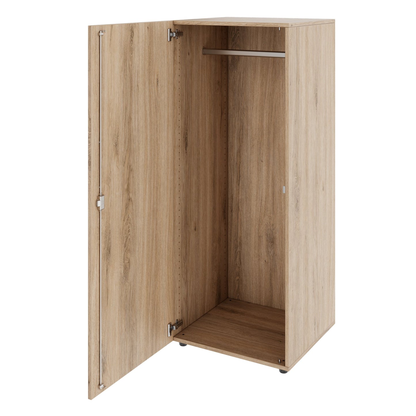 PRO Armoire de vestiaire | 4 oh, 400 - 600 x 1510 mm, en chêne naturel et en chêne naturel