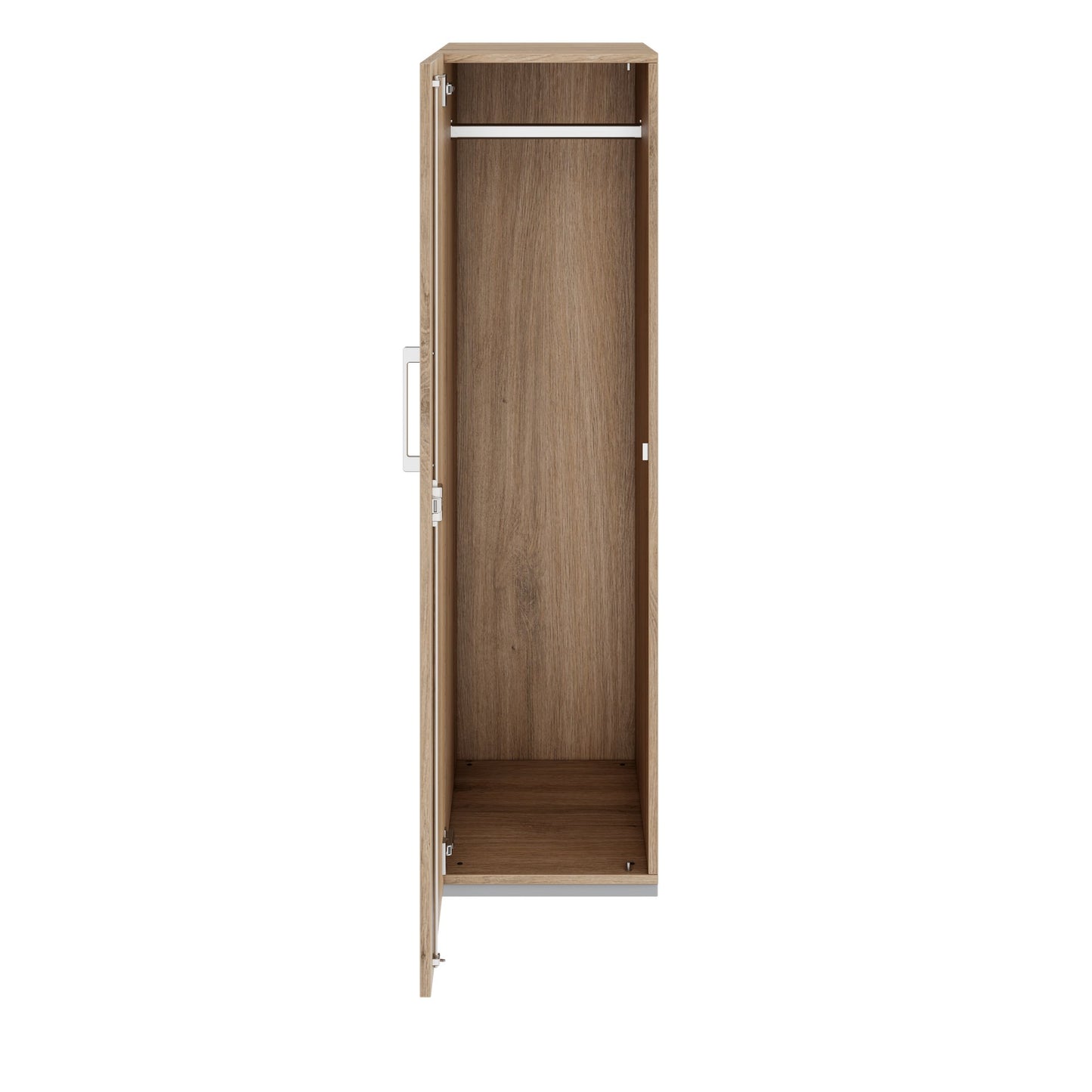 PRO Armoire de vestiaire | 4 oh, 400 - 600 x 1510 mm, en chêne naturel et en chêne naturel