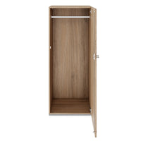 PRO Armoire de vestiaire | 4 oh, 400 - 600 x 1510 mm, en chêne naturel et en chêne naturel