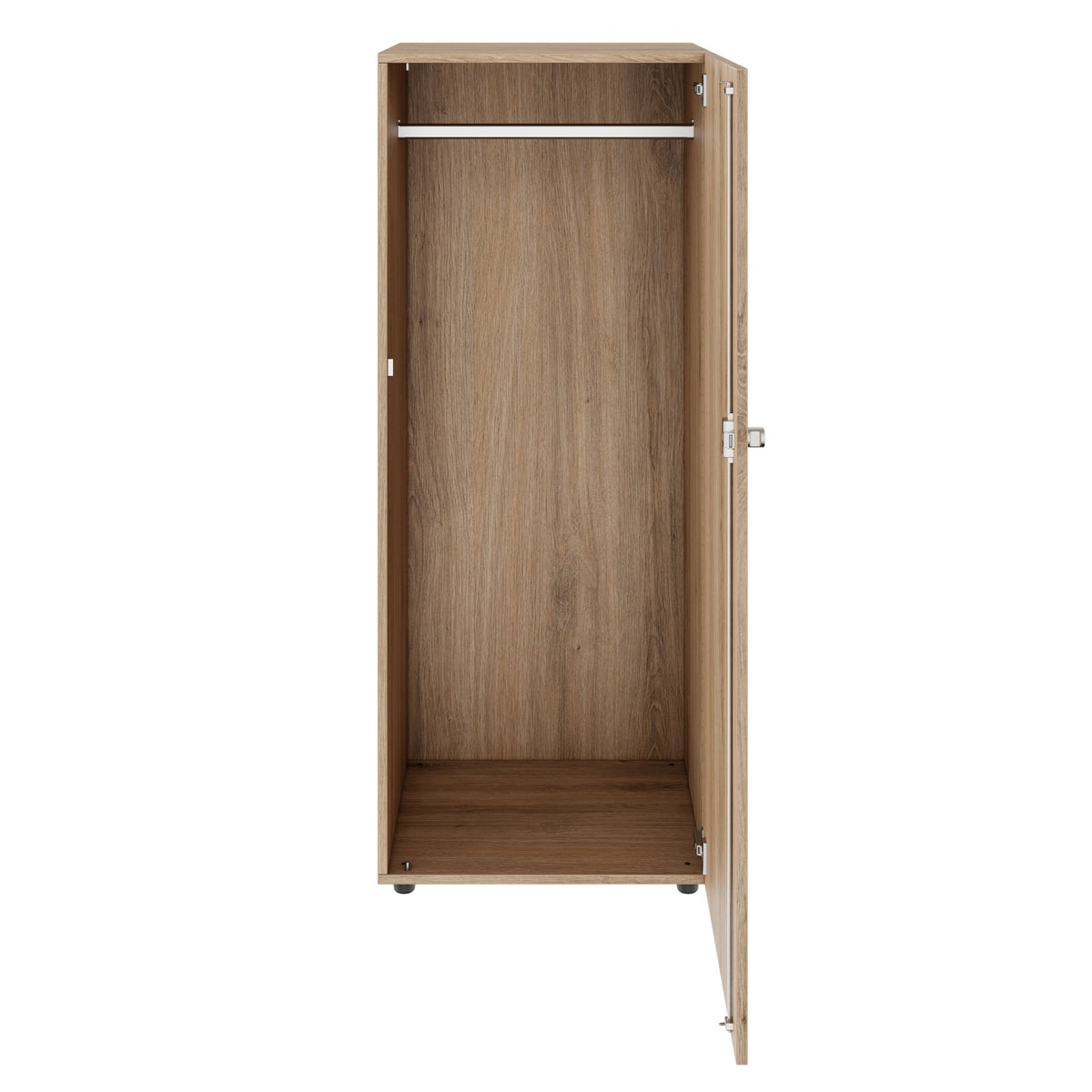 PRO Garderobenschrank | 4 OH, 400 - 600 x 1510 mm, Soft-Close, Natureiche - 3 Lightbox Main Image