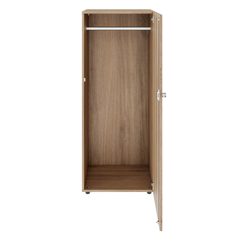 PRO Gabinetto di Cloakroom | 4 OH, 400 - 600 x 1510 mm, morbido, quercia naturale