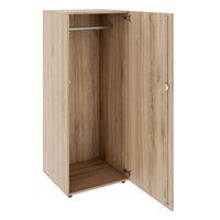 PRO Armoire de vestiaire | 4 oh, 400 - 600 x 1510 mm, en chêne naturel et en chêne naturel