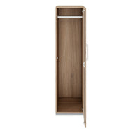 PRO Armoire de vestiaire | 4 oh, 400 - 600 x 1510 mm, en chêne naturel et en chêne naturel