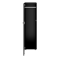 PRO Armoire de vestiaire | 4 oh, 400 - 600 x 1510 mm, Soft -Close, noir