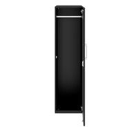 PRO Armoire de vestiaire | 4 oh, 400 - 600 x 1510 mm, Soft -Close, noir