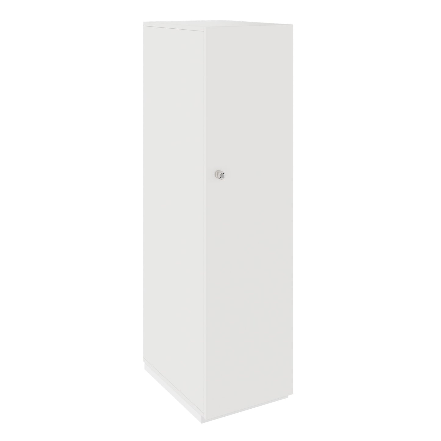 PRO Gabinetto di Cloakroom | 4 OH, 400 - 600 x 1510 mm, morbido, bianco