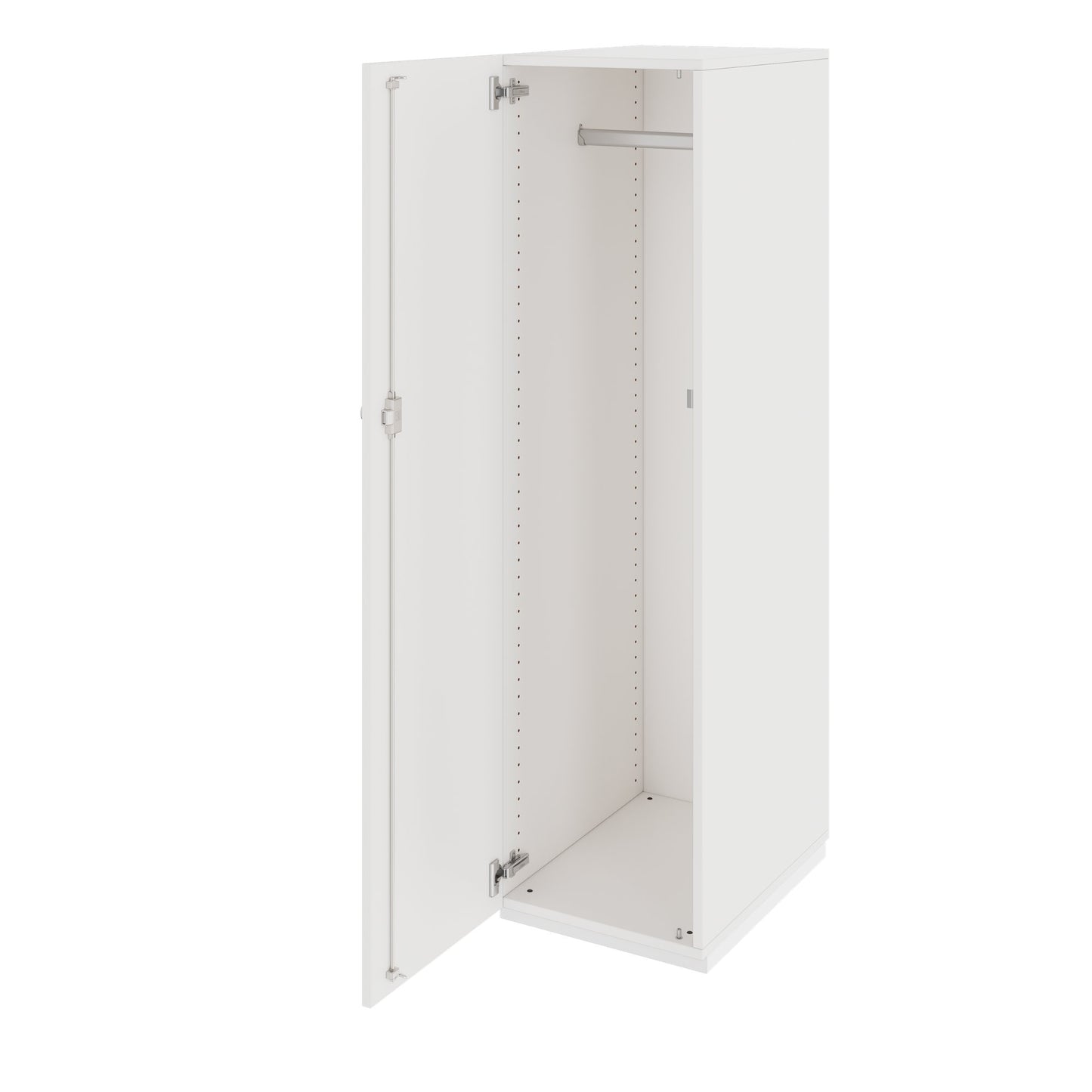 PRO Gabinetto di Cloakroom | 4 OH, 400 - 600 x 1510 mm, morbido, bianco