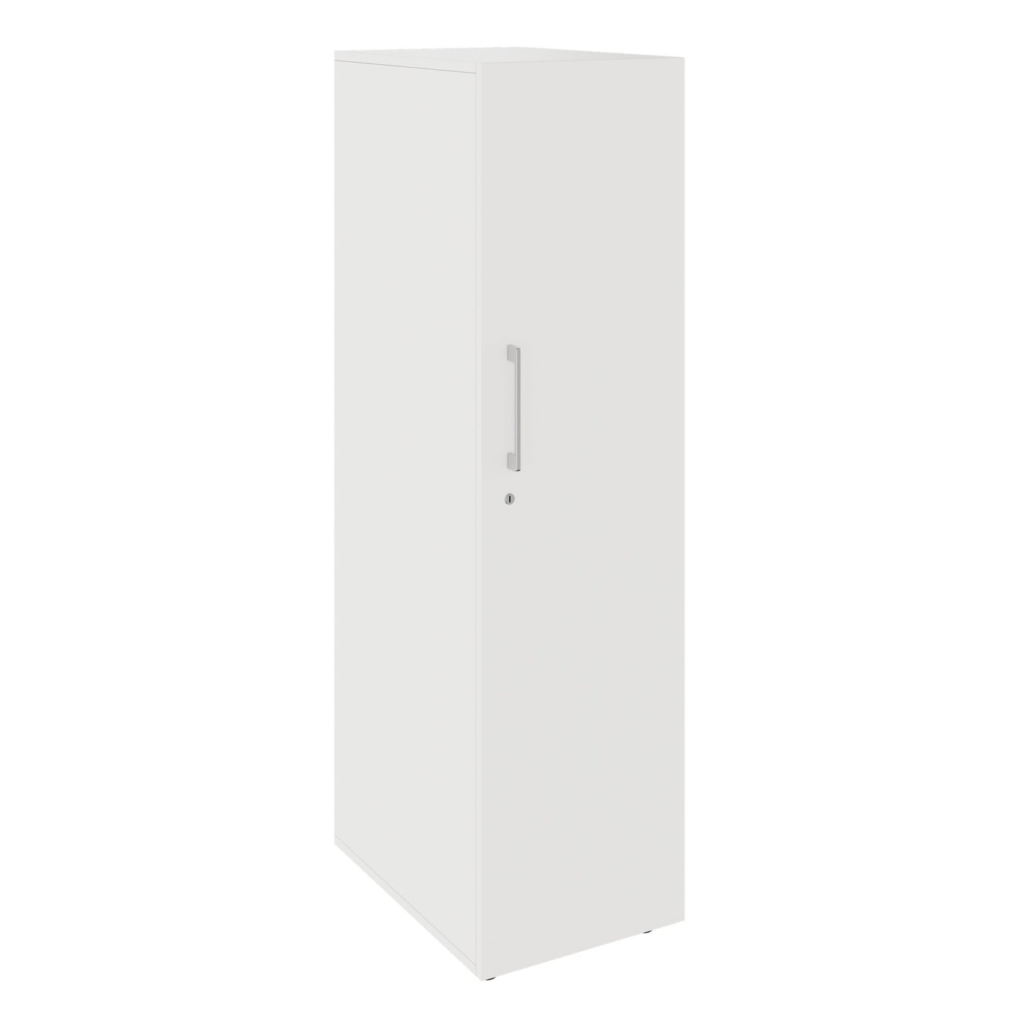 PRO Gabinetto di Cloakroom | 4 OH, 400 - 600 x 1510 mm, morbido, bianco