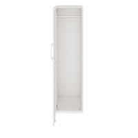 PRO Gabinetto di Cloakroom | 4 OH, 400 - 600 x 1510 mm, morbido, bianco