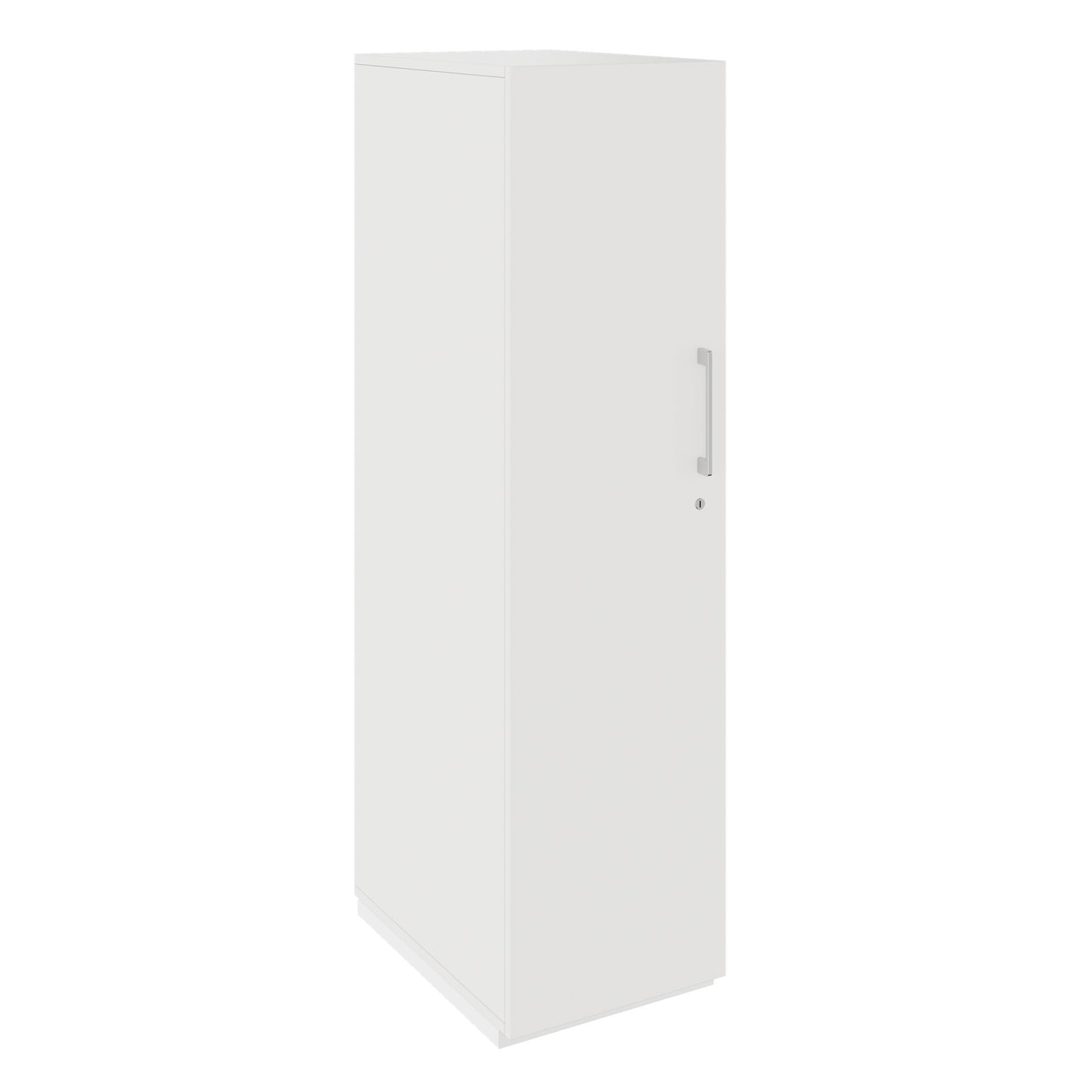 PRO Gabinetto di Cloakroom | 4 OH, 400 - 600 x 1510 mm, morbido, bianco