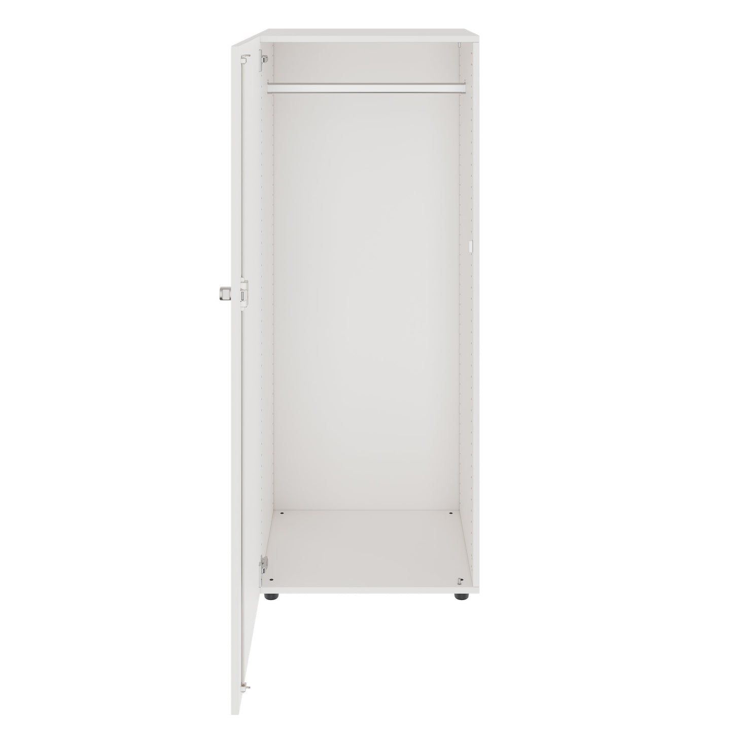 PRO Gabinetto di Cloakroom | 4 OH, 400 - 600 x 1510 mm, morbido, bianco