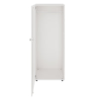 PRO Gabinetto di Cloakroom | 4 OH, 400 - 600 x 1510 mm, morbido, bianco