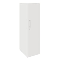 PRO Gabinetto di Cloakroom | 4 OH, 400 - 600 x 1510 mm, morbido, bianco