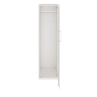 PRO Gabinetto di Cloakroom | 4 OH, 400 - 600 x 1510 mm, morbido, bianco