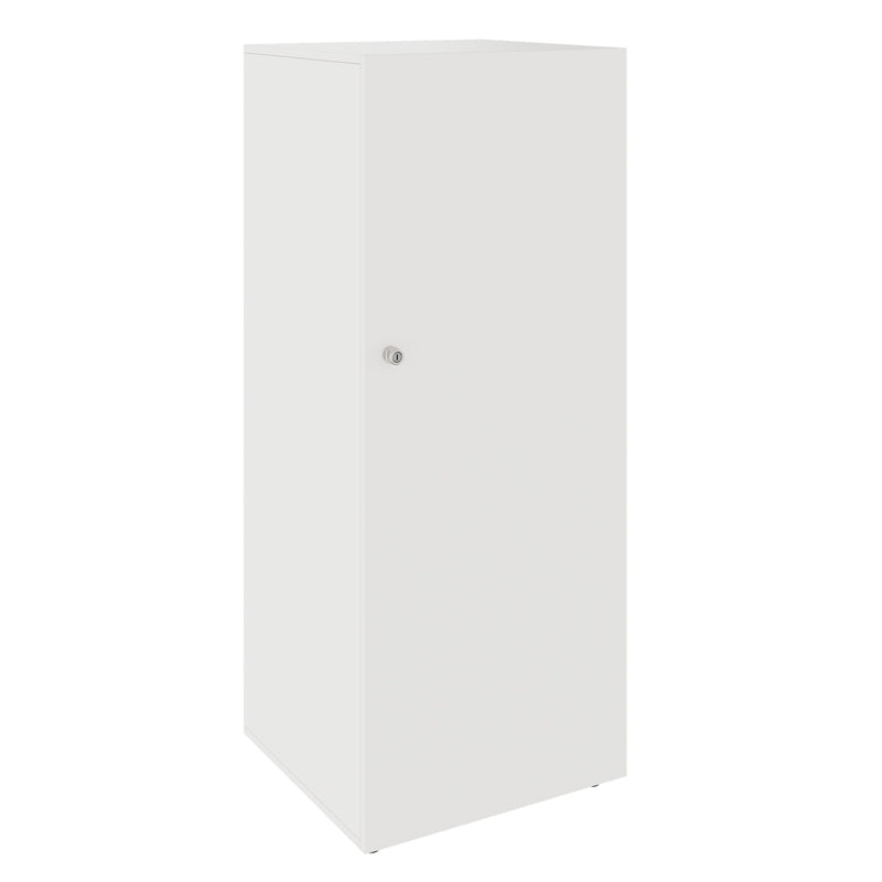 PRO Garderobenschrank | 4 OH, 400 - 600 x 1510 mm, Soft-Close, Weiß - 1 Main Image