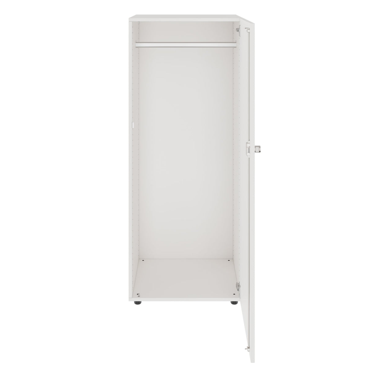 PRO Garderobenschrank | 4 OH, 400 - 600 x 1510 mm, Soft-Close, Weiß - 3 Lightbox Main Image