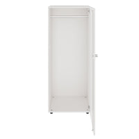 PRO Gabinetto di Cloakroom | 4 OH, 400 - 600 x 1510 mm, morbido, bianco