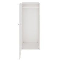 PRO Gabinetto di Cloakroom | 4 OH, 400 - 600 x 1510 mm, morbido, bianco