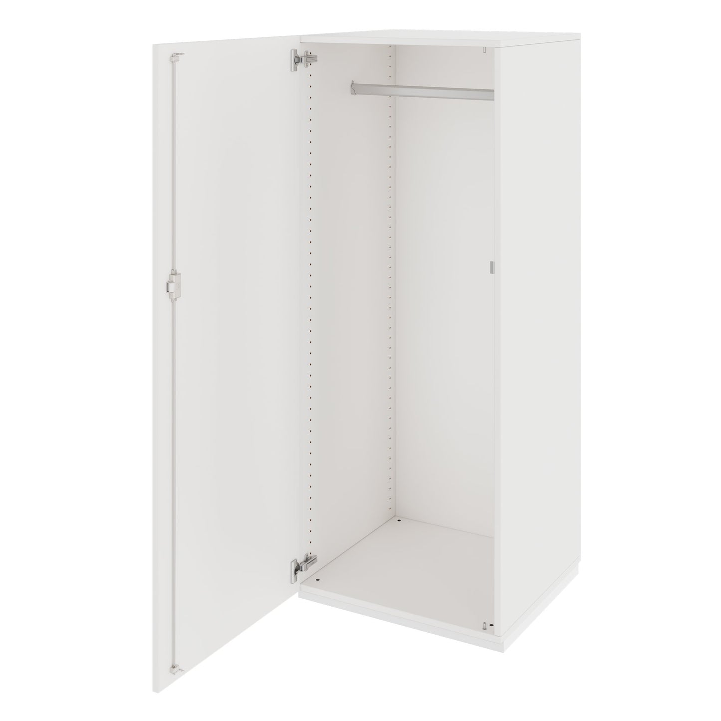 PRO Gabinetto di Cloakroom | 4 OH, 400 - 600 x 1510 mm, morbido, bianco