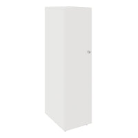 PRO Gabinetto di Cloakroom | 4 OH, 400 - 600 x 1510 mm, morbido, bianco