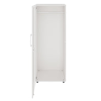 PRO Gabinetto di Cloakroom | 4 OH, 400 - 600 x 1510 mm, morbido, bianco