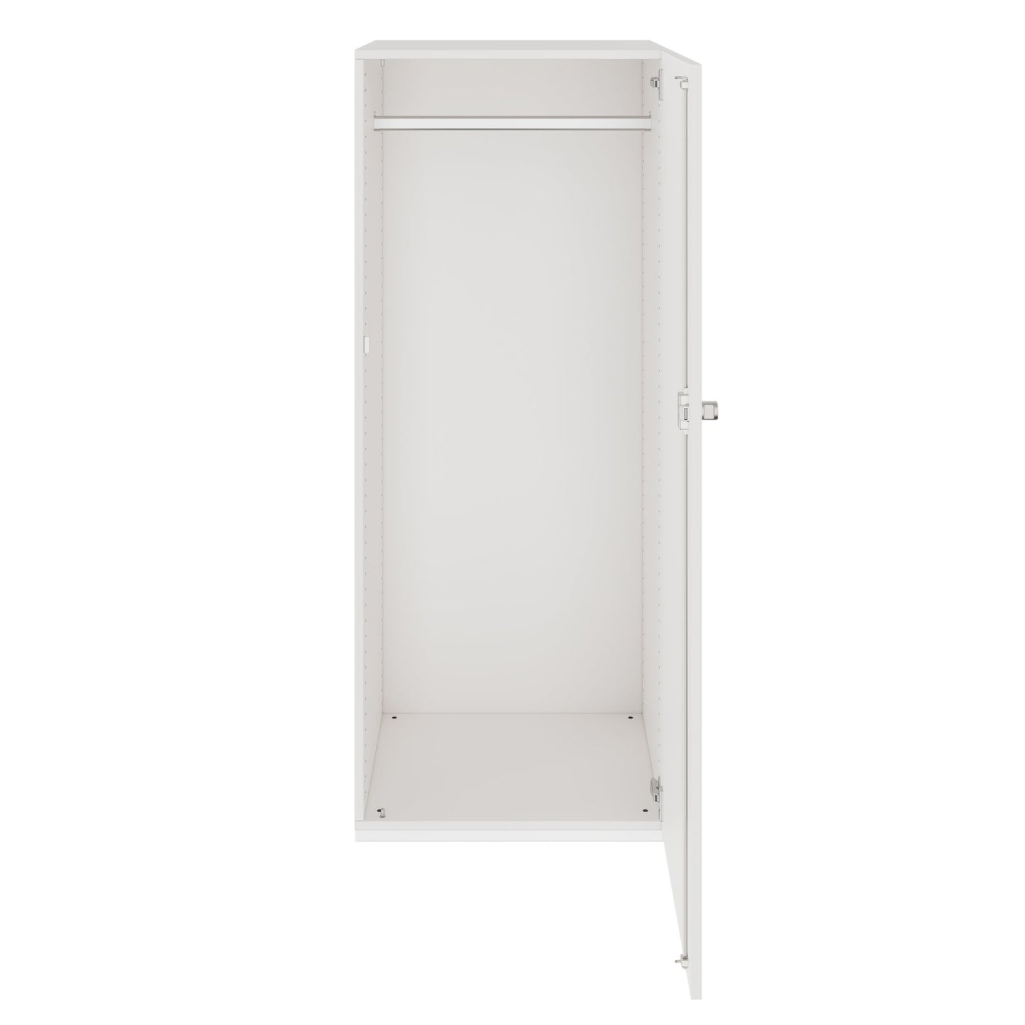 PRO Gabinetto di Cloakroom | 4 OH, 400 - 600 x 1510 mm, morbido, bianco