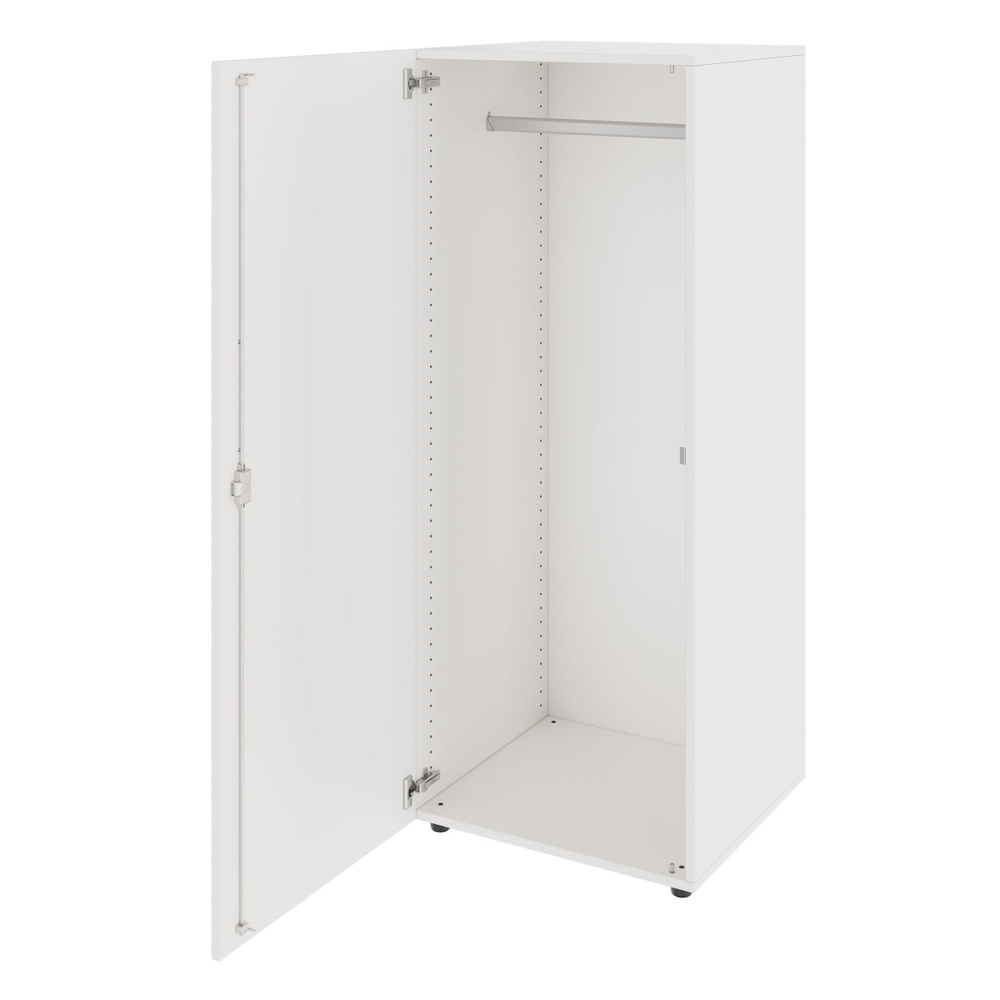 PRO Gabinetto di Cloakroom | 4 OH, 400 - 600 x 1510 mm, morbido, bianco