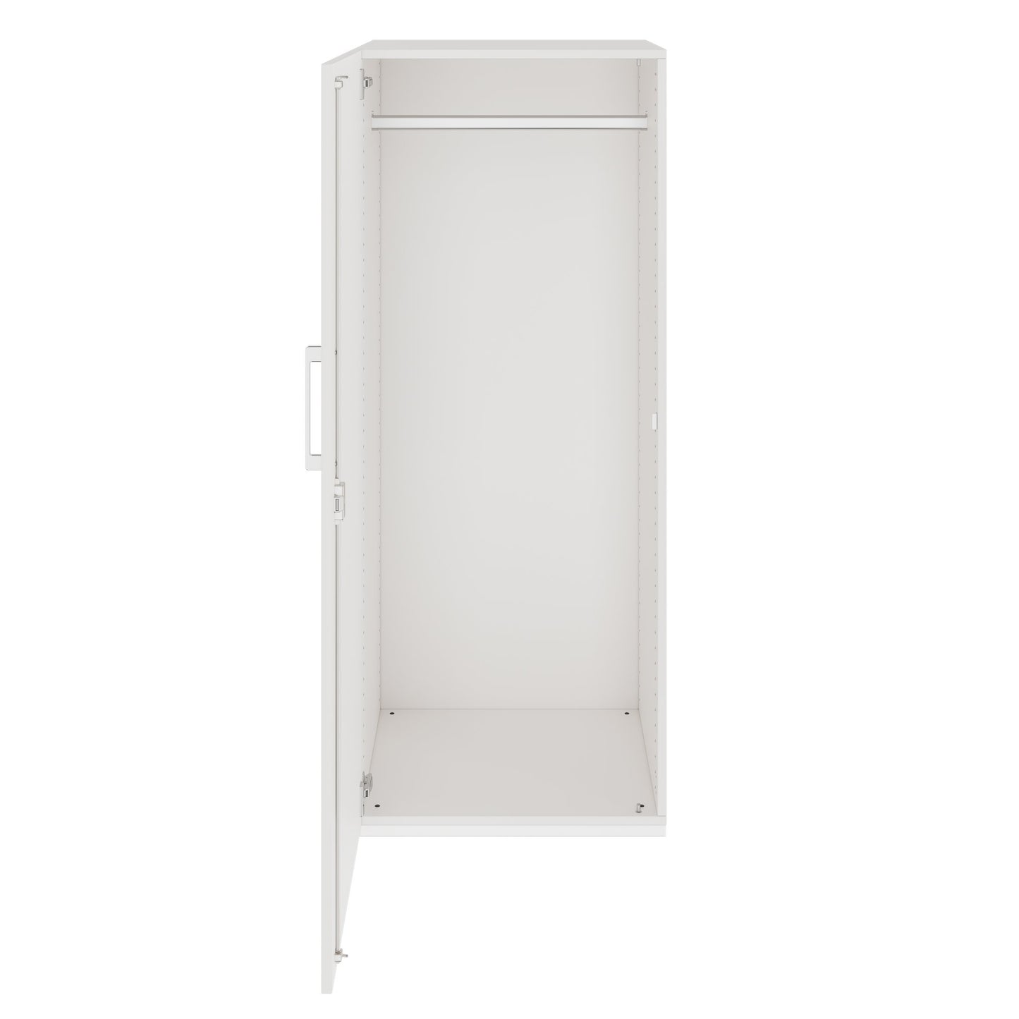 PRO Gabinetto di Cloakroom | 4 OH, 400 - 600 x 1510 mm, morbido, bianco