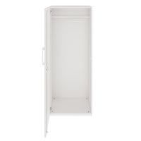 PRO Gabinetto di Cloakroom | 4 OH, 400 - 600 x 1510 mm, morbido, bianco