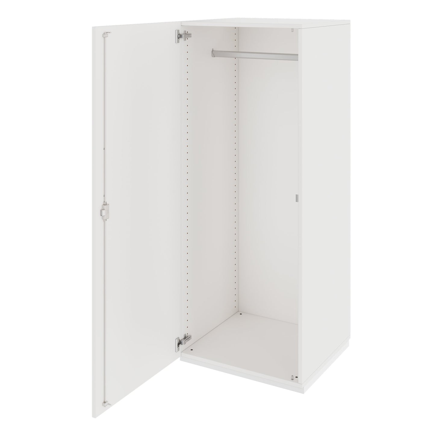 PRO Gabinetto di Cloakroom | 4 OH, 400 - 600 x 1510 mm, morbido, bianco