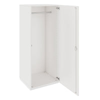 PRO Gabinetto di Cloakroom | 4 OH, 400 - 600 x 1510 mm, morbido, bianco