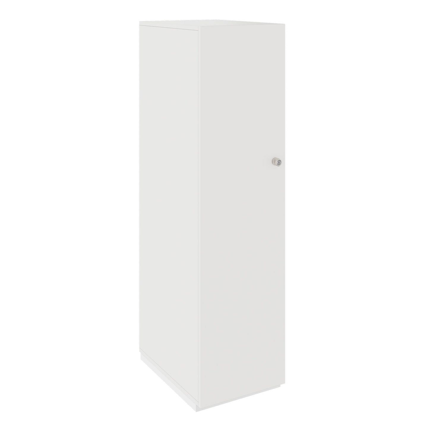 PRO Gabinetto di Cloakroom | 4 OH, 400 - 600 x 1510 mm, morbido, bianco