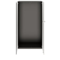 PRO Armoire de vestiaire | 4 oh, 800 - 1000 x 1510 mm, soft -close, graphite / blanc