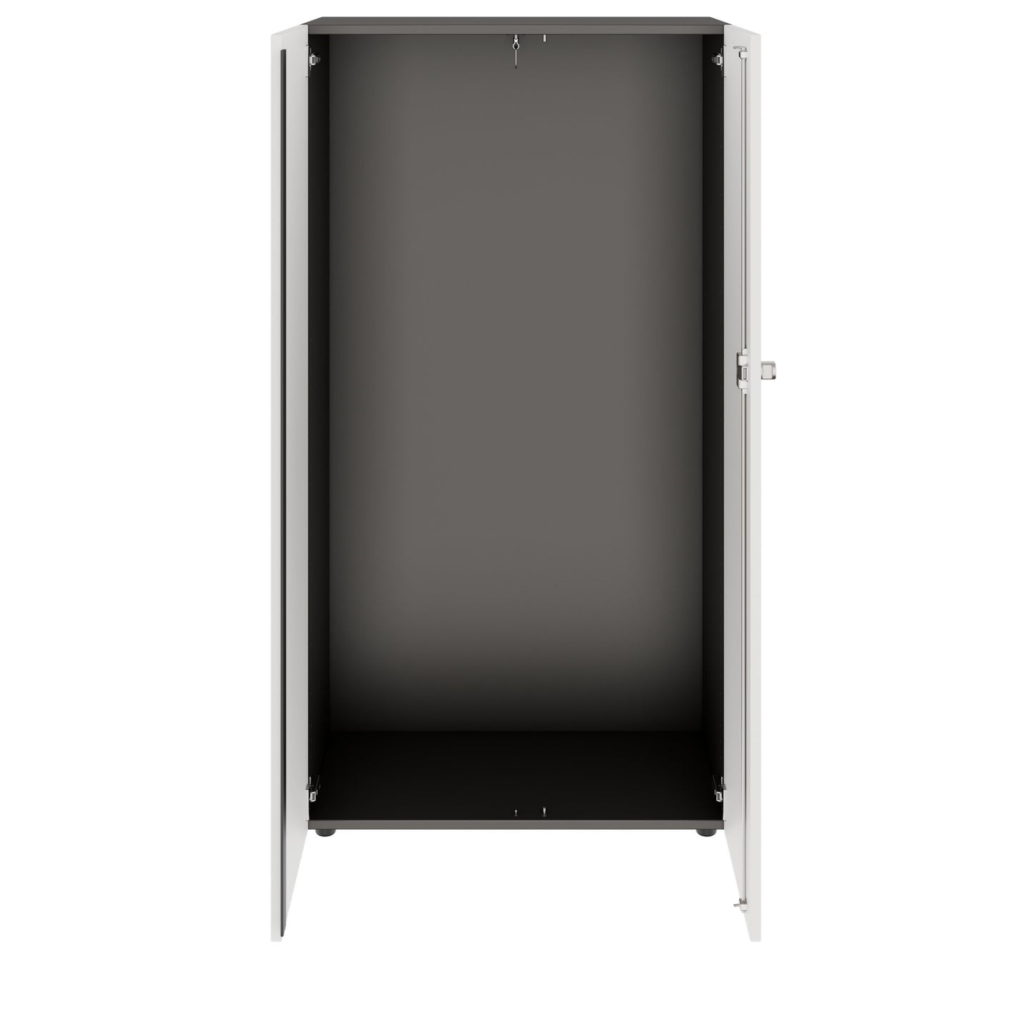 PRO Armoire de vestiaire | 4 oh, 800 - 1000 x 1510 mm, soft -close, graphite / blanc