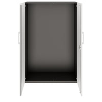 PRO Armoire de vestiaire | 4 oh, 800 - 1000 x 1510 mm, soft -close, graphite / blanc