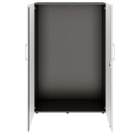 PRO Armoire de vestiaire | 4 oh, 800 - 1000 x 1510 mm, soft -close, graphite / blanc