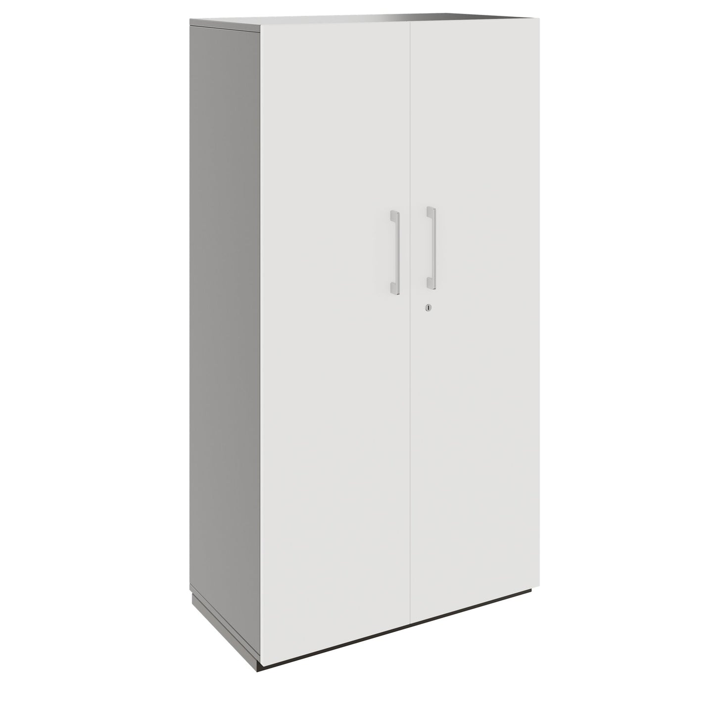 PRO Armoire de vestiaire | 4 oh, 800 - 1000 x 1510 mm, soft -close, graphite / blanc